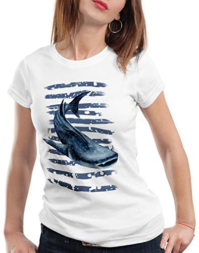 style3 Walhai Damen T-Shirt tauchen Safari Ozean Meer, Größe:M von style3