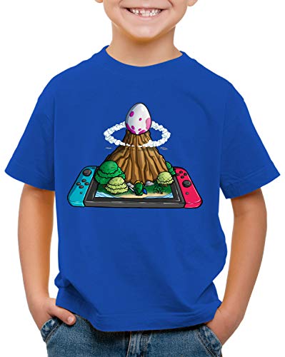style3 Windfischei Switch T-Shirt für Kinder link Prinzessin Awakening, Farbe:Blau, Größe:128 von style3