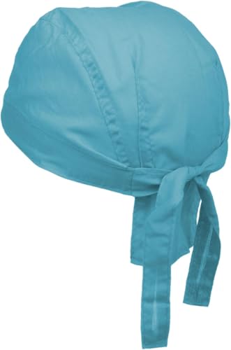 styleBREAKER Bandana Kopftuch für Damen und Herren verstellbar Zandana Bikertuch Polyester-Baumwollmix, Farbe:Türkis von styleBREAKER