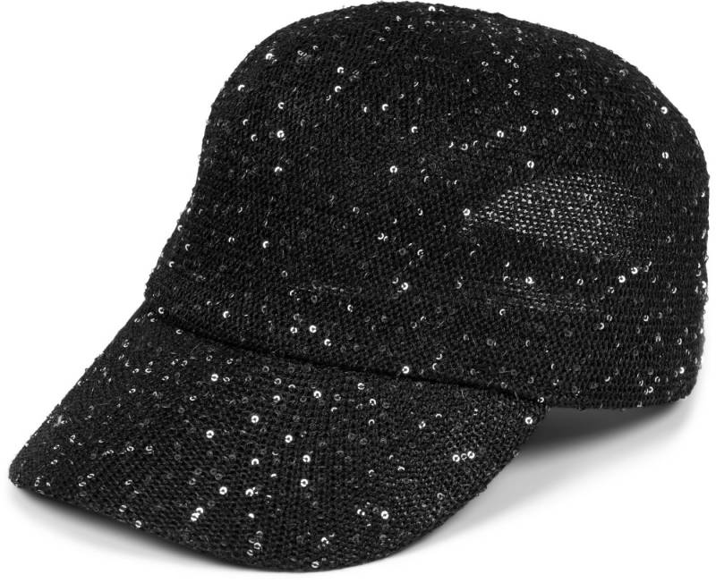 styleBREAKER Baseball Cap Gewebtes Baseball Cap Pailletten (1-St) von styleBREAKER
