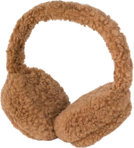 styleBREAKER Damen Ohrschützer aus zotteligem Teddyplüsch - Stylische und warme Earmuffs für kalte Tage 04026071, Farbe:Camel styleBREAKER Damen Ohrschützer aus zotteligem Teddyplüsch - Stylische und warme Earmuffs für kalte Tage 04026071, Farbe:Camel von styleBREAKER