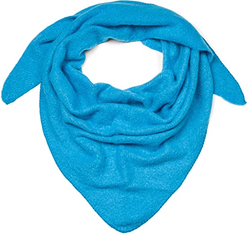 styleBREAKER Damen XXL Strick Dreieck Schal einfarbig leicht meliert, Dreiecktuch, Winter Schal warm weich, Tuch 01017128, Farbe:Türkis-Blau styleBREAKER Damen XXL Strick Dreieck Schal einfarbig leicht meliert, Dreiecktuch, Winter Schal warm weich, Tuch 01017128, Farbe:Türkis-Blau von styleBREAKER