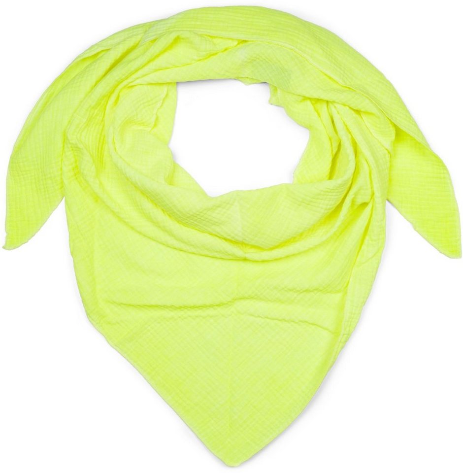 styleBREAKER Dreieckstuch Musselin Dreiecktuch Einfarbig, (1-St) von styleBREAKER