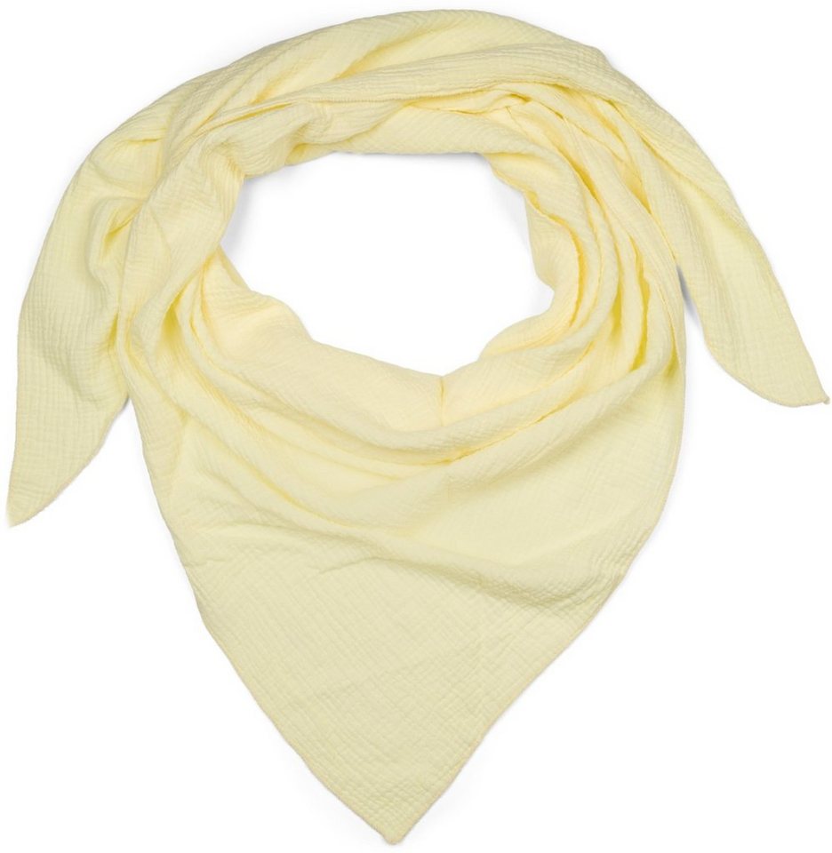 styleBREAKER Dreieckstuch Musselin Dreiecktuch Einfarbig, (1-St) von styleBREAKER