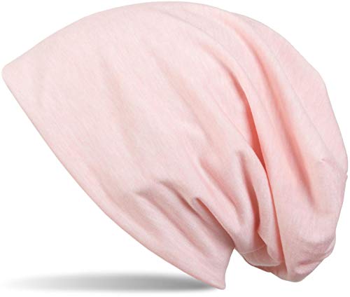 styleBREAKER Klassische Slouch Beanie Mütze, leicht und weich, Longbeanie, Unisex 04024018, Farbe:Apricot von styleBREAKER