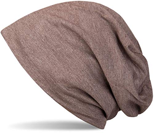 styleBREAKER Unisex Beanie Mütze Einfarbige mit Thermo-Fleece Futter, warme Winter Mütze gefüttert 04024008, Farbe:Braun von styleBREAKER