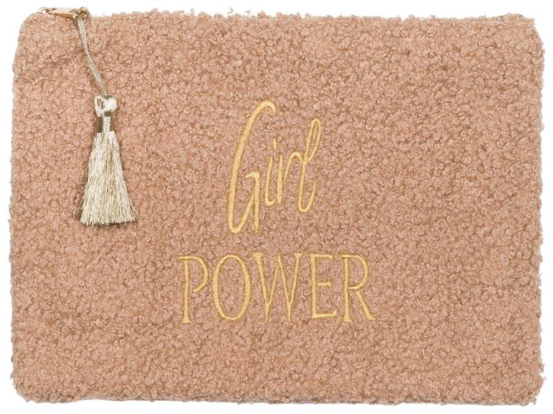 styleBREAKER Kosmetiktasche Beautybag Girl Power (1-tlg) von styleBREAKER