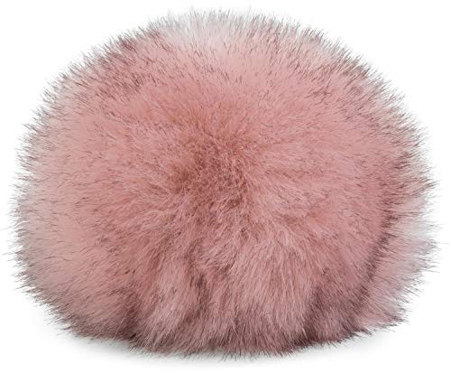 styleBREAKER Kunstfell Bommel für Mützen und Beanies, Fake Fur, Winter Fellbommel 04024161, Farbe:Rose von styleBREAKER