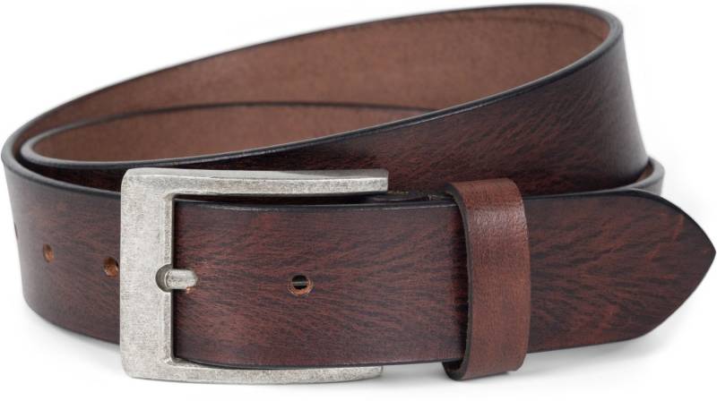 styleBREAKER Ledergürtel Unisex Rindsleder Gürtel (1-St) von styleBREAKER