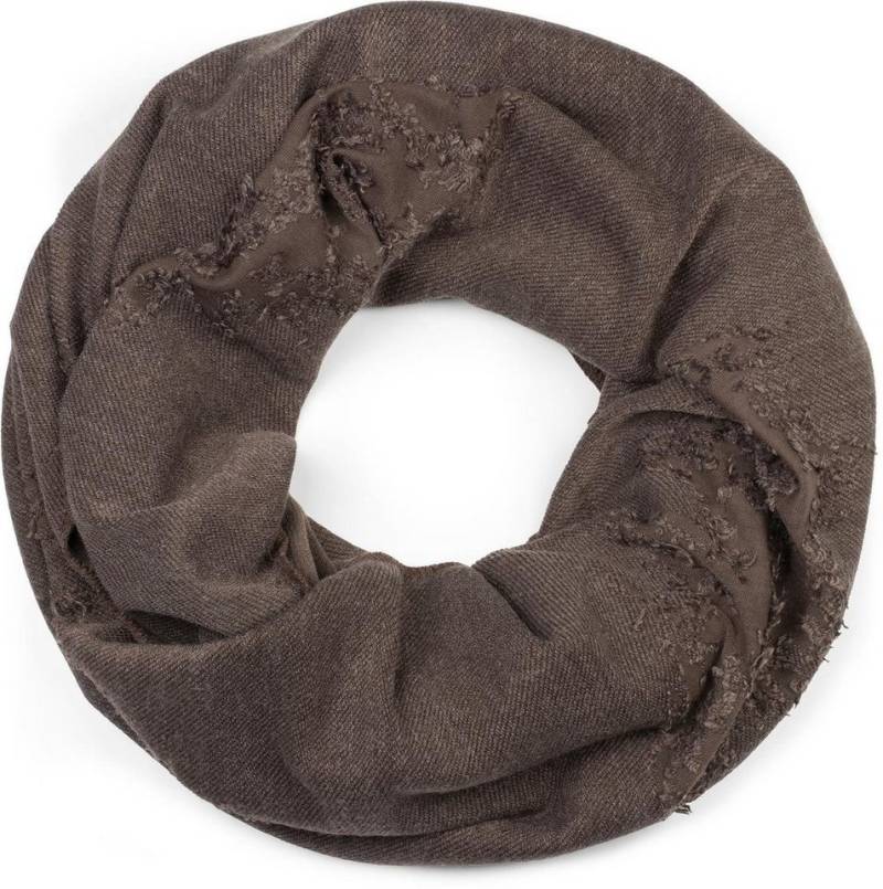 styleBREAKER Loop Loop Schal Destroyed Look, (1-St) von styleBREAKER