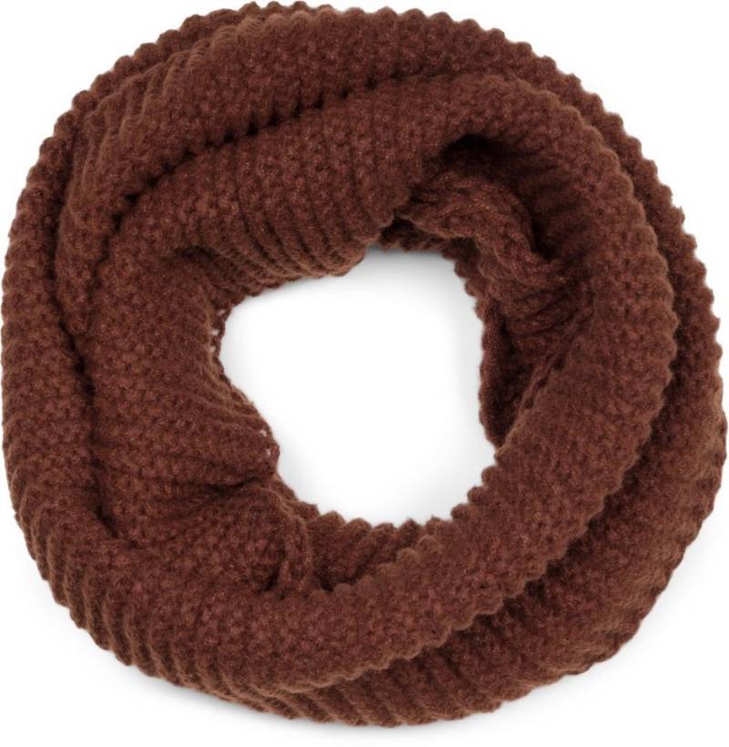 styleBREAKER Loop Strick Loop Wellenmuster, (1-St) von styleBREAKER