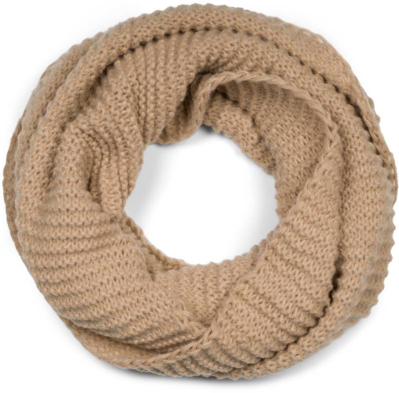 styleBREAKER Loop Strick Loop Wellenmuster, (1-St) von styleBREAKER