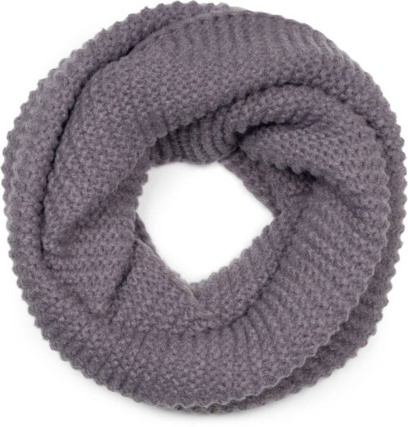 styleBREAKER Loop Strick Loop Wellenmuster, (1-St) von styleBREAKER