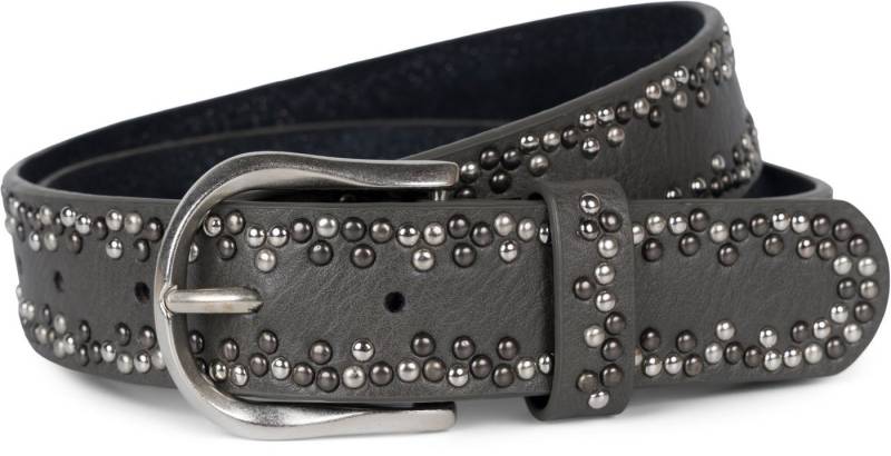 styleBREAKER Nietengürtel Gürtel mit kleinen Nieten (1-St) von styleBREAKER