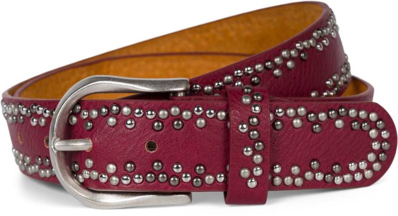 styleBREAKER Nietengürtel Gürtel mit kleinen Nieten (1-St) von styleBREAKER