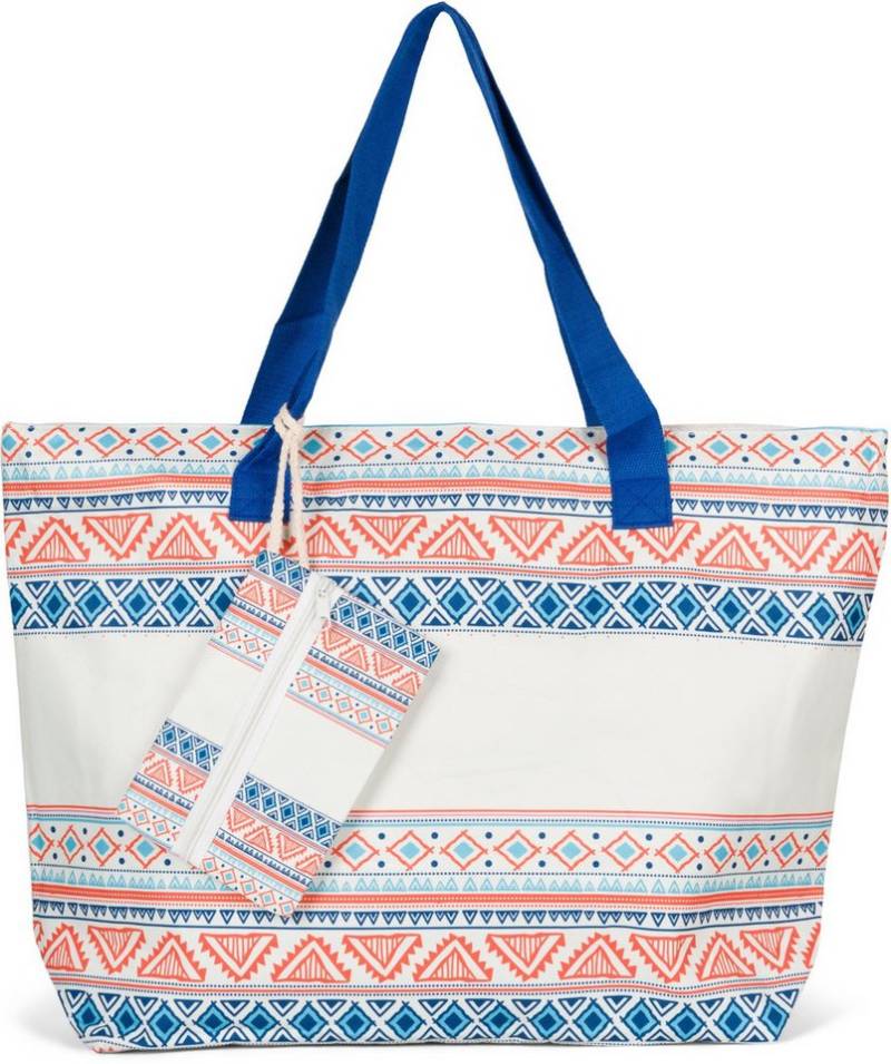 styleBREAKER Strandtasche Strandtasche Azteken Muster - Boho (1-tlg) von styleBREAKER