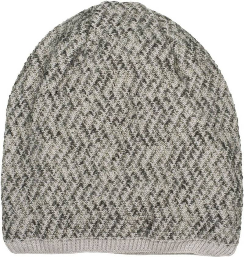 styleBREAKER Strickmütze Strick Beanie Mütze Dreieck Bunt mit Thermo-Fleece (1-St) von styleBREAKER