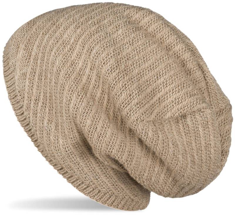 styleBREAKER Strickmütze Strick Beanie Mütze mit Thermo-Fleece (1-St) von styleBREAKER