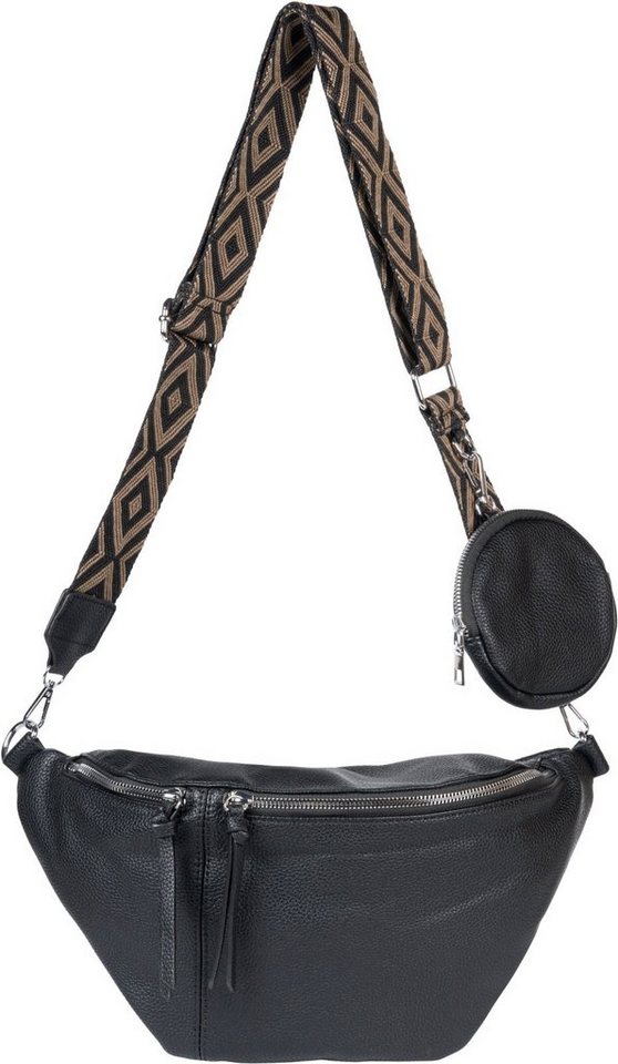 styleBREAKER Umhängetasche Halbmond Crossbody Bag Set 3-Teilig (1-tlg) von styleBREAKER