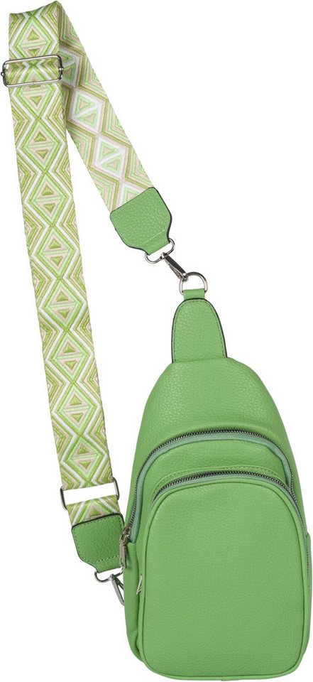 styleBREAKER Umhängetasche One Shoulder Rucksack Gemusterter Schultergurt (1-tlg) von styleBREAKER