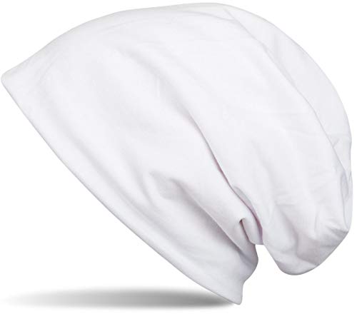 styleBREAKER Unisex Beanie Mütze Einfarbige mit Thermo-Fleece Futter, warme Winter Mütze gefüttert 04024008, Farbe:Weiß von styleBREAKER
