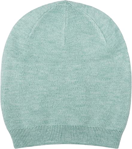 styleBREAKER Unisex Feinstrick Beanie Mütze Einfarbig mit Rippbündchen, Doppellagige Winter Strickmütze warm 04024195, Farbe:Mint von styleBREAKER