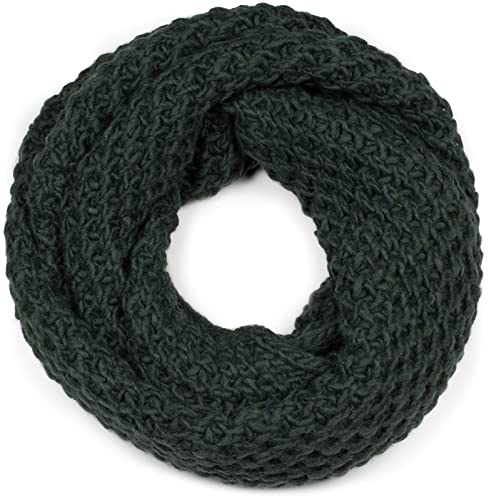 styleBREAKER Unisex Strick Loopschal grob gestrickt, Uni Schlauchschal, Winter Strickschal, Grobstrick Schal 01018157, Farbe:Dunkelgrün styleBREAKER Unisex Strick Loopschal grob gestrickt, Uni Schlauchschal, Winter Strickschal, Grobstrick Schal 01018157, Farbe:Dunkelgrün von styleBREAKER