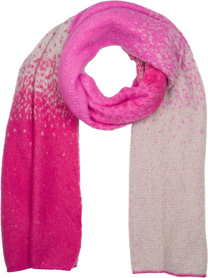 styleBREAKER XXL-Schal Web-Schal mit Pixel-Farbverlauf, (1-St) von styleBREAKER