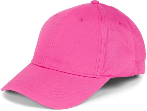 styleBREAKER Unisex Baseball Cap mit gebürsteter Oberfläche, 6 Panel Cap Einfarbig, Basecap Klettverschluss verstellbar 04023018, Farbe:Pink von styleBREAKER