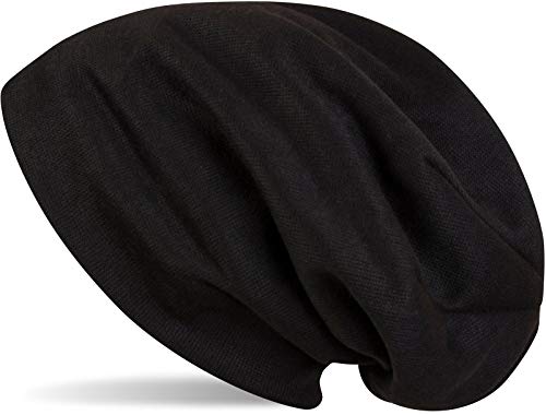 styleBREAKER warme Feinstrick Beanie Mütze mit sehr weichem Fleece Innenfutter, Longbeanie unifarben, Unisex 04024092, Farbe:Schwarz styleBREAKER warme Feinstrick Beanie Mütze mit sehr weichem Fleece Innenfutter, Longbeanie unifarben, Unisex 04024092, Farbe:Schwarz von styleBREAKER