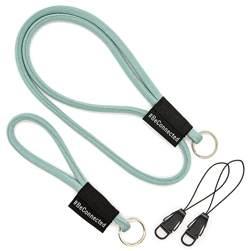 stylected Schlüsselband Set als Schlüsselanhänger (15cm & 45cm) - Band mit Ring für Schlüssel, Ausweis, Handy, Kamera - Lanyard für Herren, Damen & Kinder von stylected