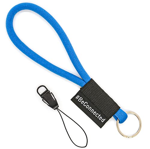 stylected Schlüsselband kurz als Schlüsselanhänger (15cm) - Band mit Ring für Schlüssel, Ausweis, Handy, Kamera - Lanyard für Herren, Damen & Kinder von stylected