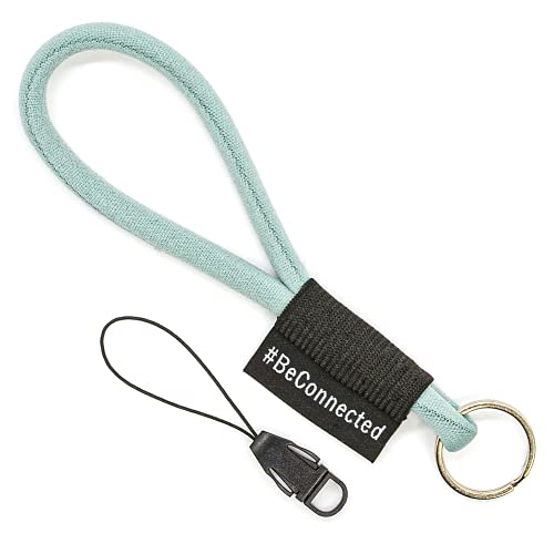 stylected Schlüsselband kurz als Schlüsselanhänger (15cm) - Band mit Ring für Schlüssel, Ausweis, Handy, Kamera - Lanyard für Herren, Damen & Kinder von stylected