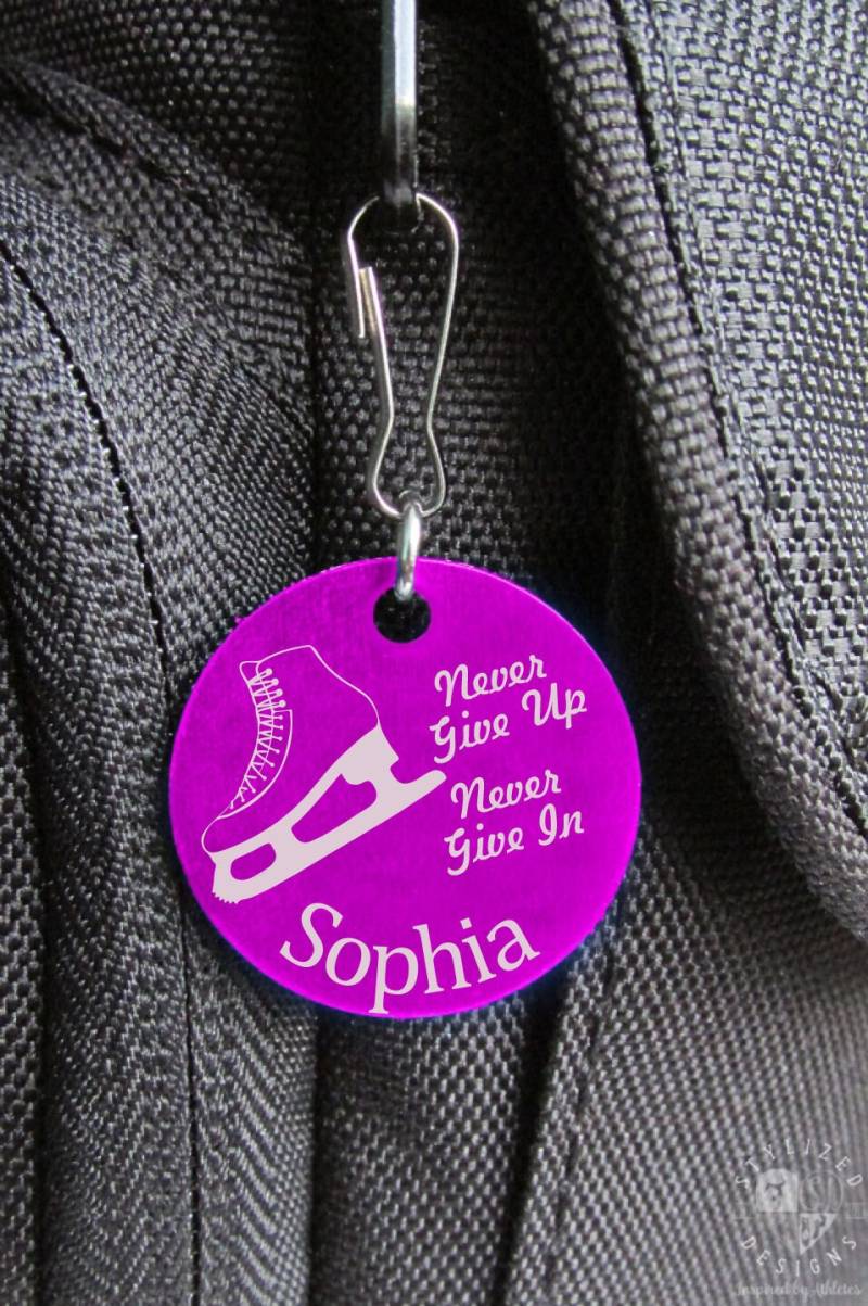 Eiskunstlauf Geschenke, Zipper Pull, Eiskunstläufer Schlittschuhläufer, Eislaufen von stylizeddesigns