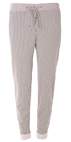 stylx Damen Jogginghose Sweatpants Größe 34-50 mit Print (J07, 38-40) von stylx