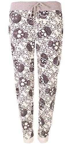 stylx Damen Jogginghose Sweatpants Größe 34-50 mit Print (J27, 42-44) von stylx