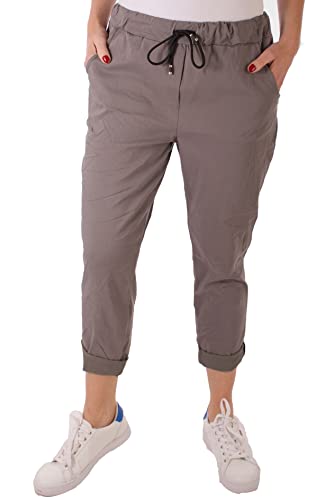 stylx Damen Jogginghose im Vintage Look Sweatpants für Freizeit Sport und Fitness (as3, Numeric, Numeric_42, Numeric_44, Regular, Regular, dunkelgrau) von stylx