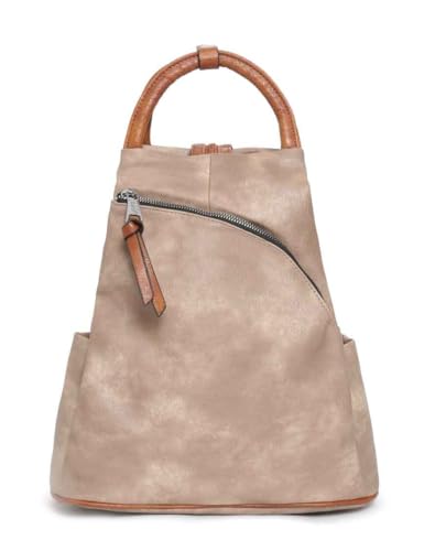 stylx Damen Rucksack Daypack Tasche Umhänge Tasche Schulrucksack Schultertasche für Frauen und Mädchen RFS (schlamm) von stylx