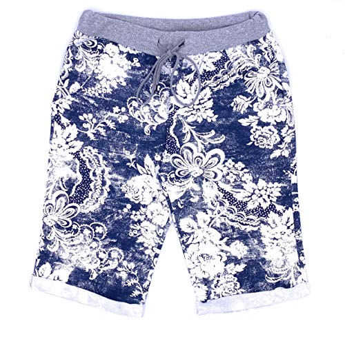 stylx Damen Shorts Capri Bermuda Boyfriend Kurze Sommerhose Sporthose Hot Pants (J01, 48/50) von stylx