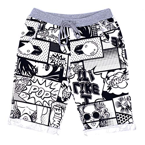 stylx Damen Shorts Capri Bermuda Boyfriend Kurze Sommerhose Sporthose Hot Pants (J02, 38/40) von stylx