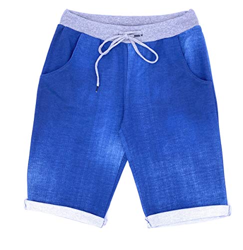 stylx Damen Shorts Capri Bermuda Boyfriend Kurze Sommerhose Sporthose Hot Pants (J05, 44/46) von stylx