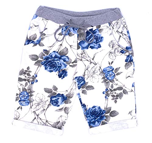 stylx Damen Shorts Capri Bermuda Boyfriend Kurze Sommerhose Sporthose Hot Pants (J06, 48/50) von stylx