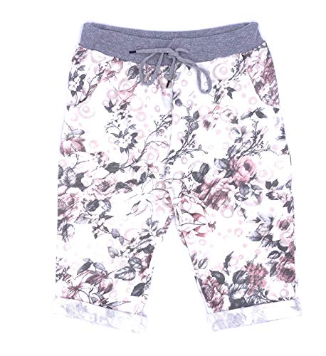 stylx Damen Shorts Capri Bermuda Boyfriend Kurze Sommerhose Sporthose Hot Pants (J13, 44/46) von stylx