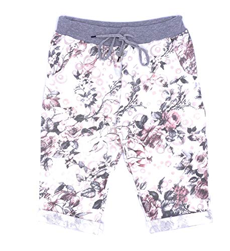 stylx Damen Shorts Capri Bermuda Boyfriend Kurze Sommerhose Sporthose Hot Pants (J13, 48/50) von stylx