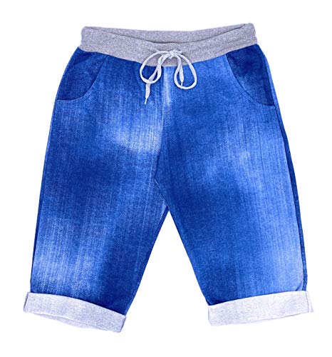 stylx Damen Shorts Capri Bermuda Boyfriend Kurze Sommerhose Sporthose Hot Pants (J15, 46/48) von stylx