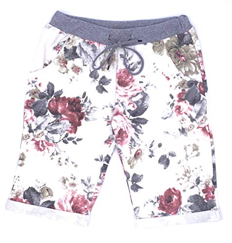 stylx Damen Shorts Capri Bermuda Boyfriend Kurze Sommerhose Sporthose Hot Pants (J19, 44/46) von stylx