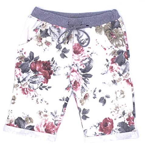 stylx Damen Shorts Capri Bermuda Boyfriend Kurze Sommerhose Sporthose Hot Pants (J19, 48/50) von stylx