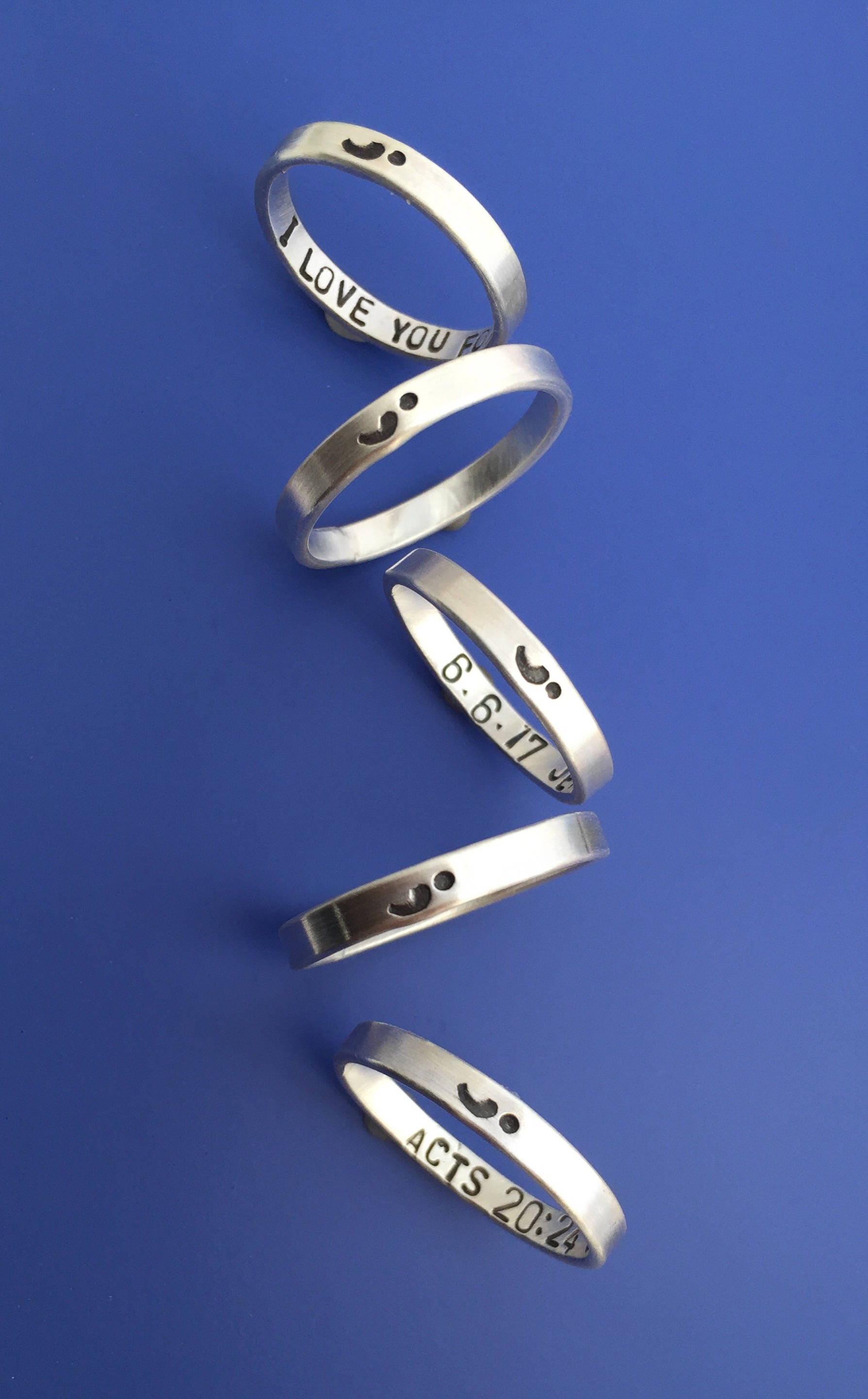 Semi Doppelpunkt Custom Ring von sudlow