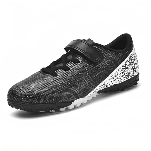 sudorun Fußballschuhe Kinder Kunstrasen Fussballschuhe Hallenschuhe Für Jungen Mädchen TF Turf Trainingsschuhe (Dw,1101 TF HEI_36) von sudorun