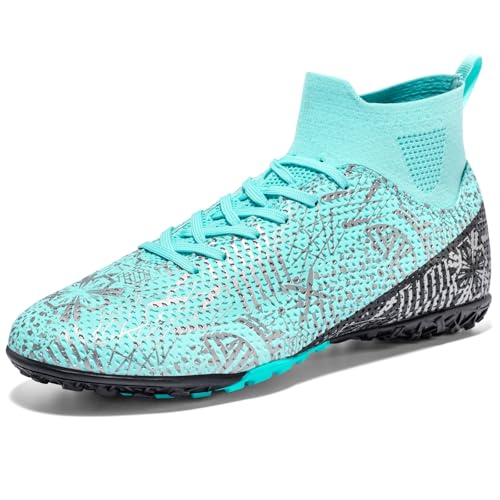 sudorun Fußballschuhe Kinder Kunstrasen Fussballschuhe Hallenschuhe Für Jungen Mädchen TF Turf Trainingsschuhe (Dw,1126T TF Yue_34) von sudorun